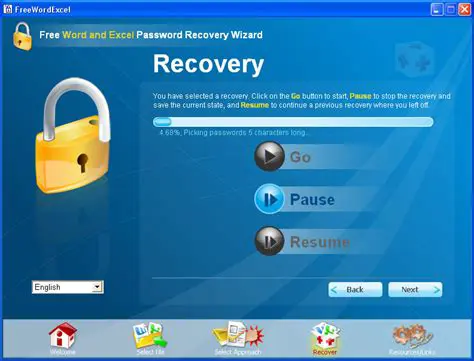 Limitations of Free Word Excel Password Wizard