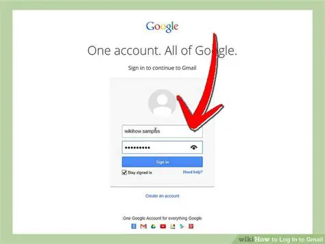 Log in to your Gmail account