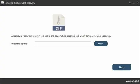 Main Features of Free ZIP Password Recovery