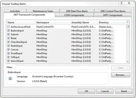 Main Features of Html5Asp Controls