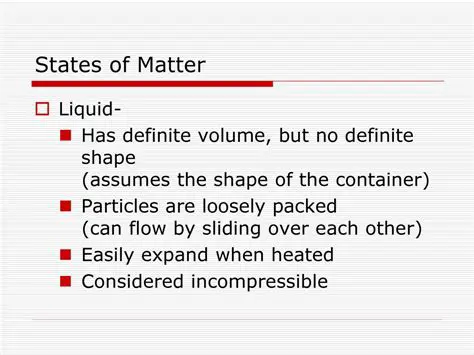 Matter that assumes the shape of the container