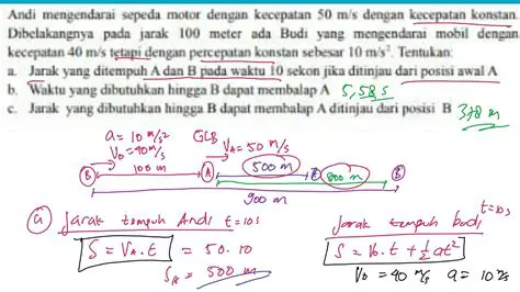 Menghitung Jarak A ke C dengan Menggunakan Konsep Geometri