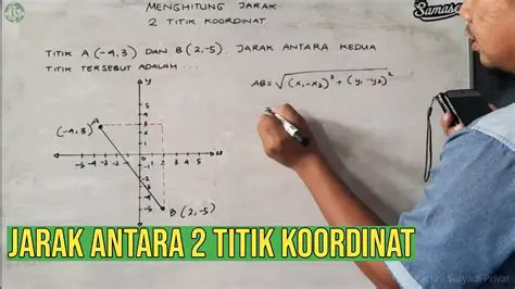 Menghitung Jarak dengan Rumus