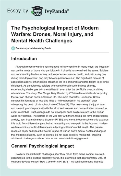 Moral and psychological challenges