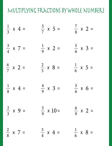Multiply the Fraction by 8