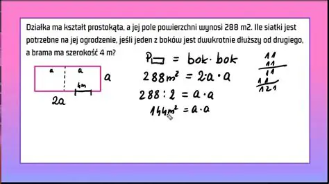 Obliczanie powierzchni podstaw