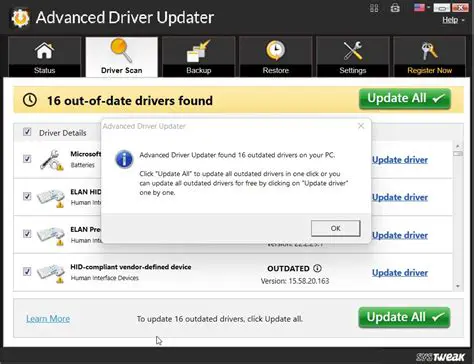 Outdated or conflicting drivers
