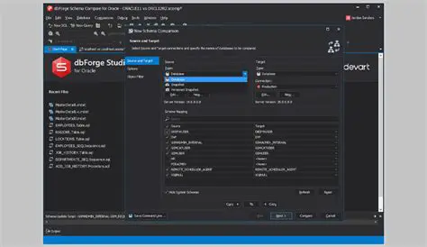 Overview of dbForge Schema Compare for Oracle