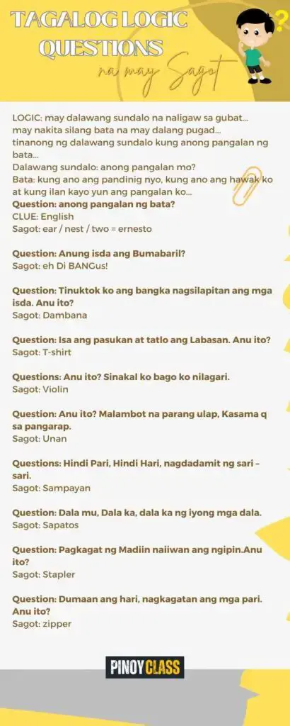 Pangunahing Preguntas at Sagot