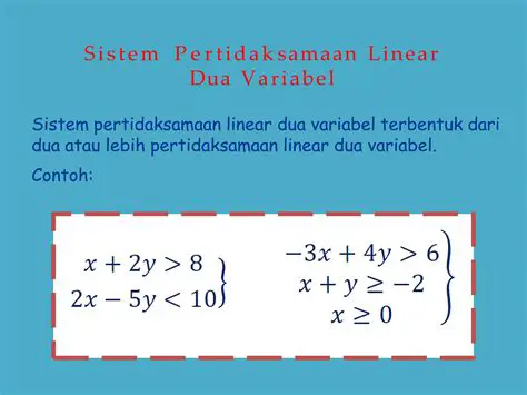 Pengenalan Sistem Pertidaksamaan