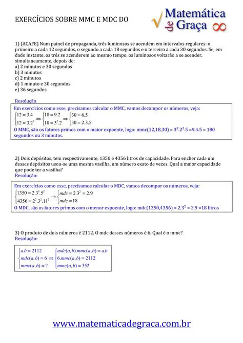 Perguntas e Respostas sobre MDC 12 e 16