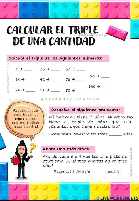 Preguntas y respuestas sobre la edad actual de una persona es el triple de otra