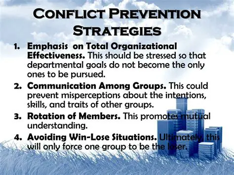 Preventing future conflicts