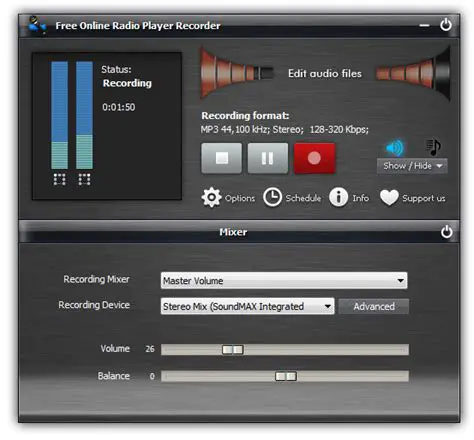 Record from any sound sources