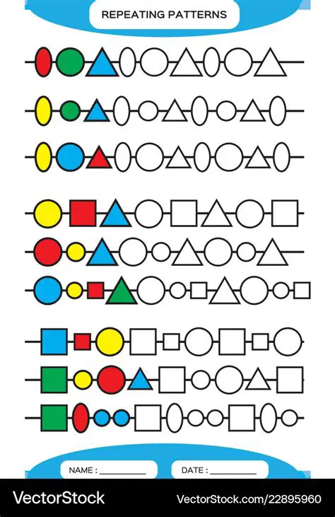 Reduced repeating patterns