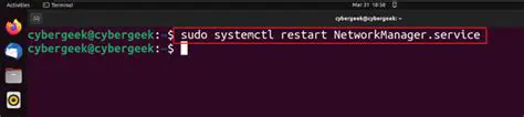 Restart the Network Service