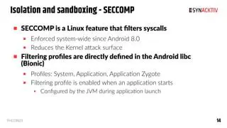 Seccomp and Process Isolation
