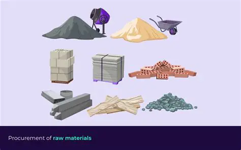 Selection of raw materials