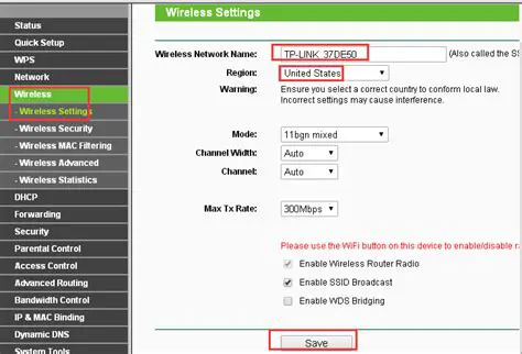 Set up the wireless interface