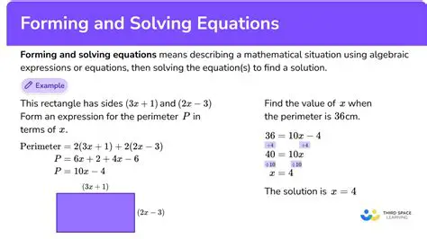 Solve one of the equations for one of the variables