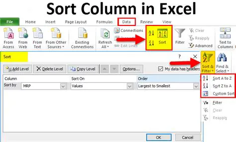 Sort the columns according to the letters
