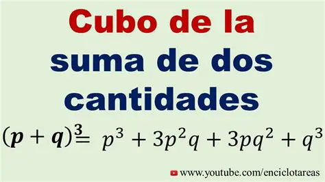 Suma de los cubos de p y q