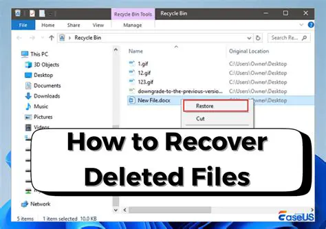 Support for recovering files from multiple locations
