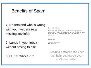 The Benefits of Spam Sleuth