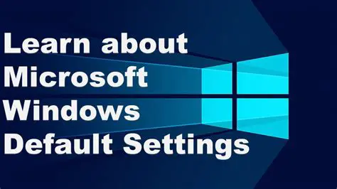 The Impact of Default Settings