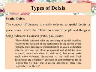 The Importance of Deixis in German Communication