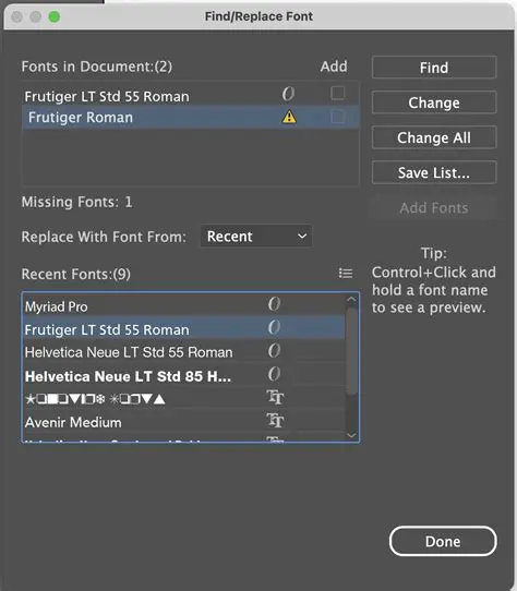 The Need for Dynamic Font Changing