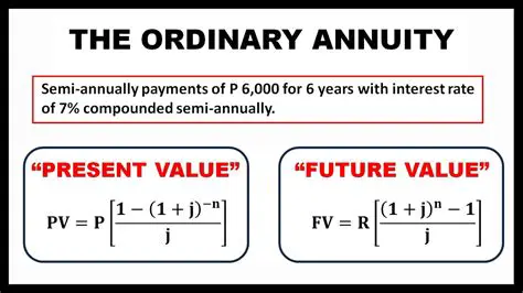 The Present Value of an Ordinary Annuity Formula