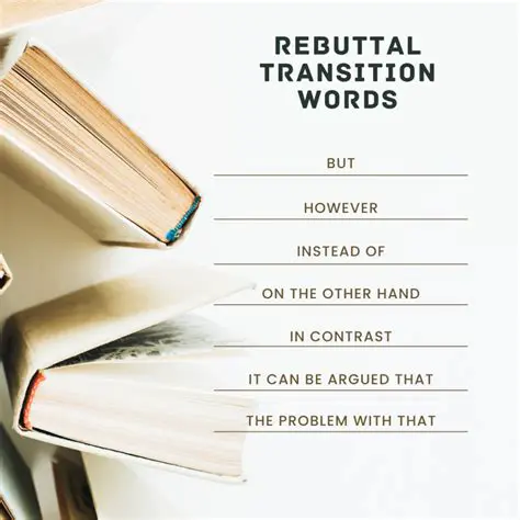 The Rebuttal as Support for the Thesis
