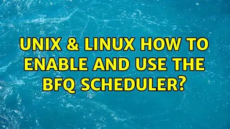 Understanding BFQ Scheduler