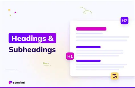 Understanding Section Headings