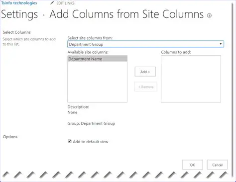 Understanding SharePoint Site Columns