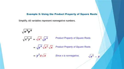 Understanding the Product Property of Square Roots
