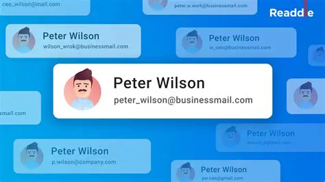 Use a professional email address