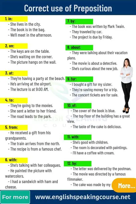 Use the correct preposition