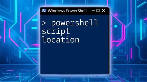 Verify the Script Location