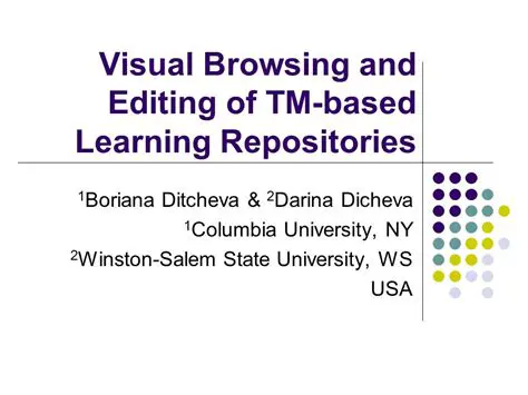Visual Browsing and Editing